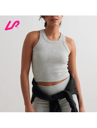 ribbed plus size tank tops